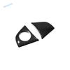 For Honda HRV HR-V Vezel 2014 -  ABS Carbon Fiber Car Central Control Steering Wheel Cover Trim Frame Interior Accessories