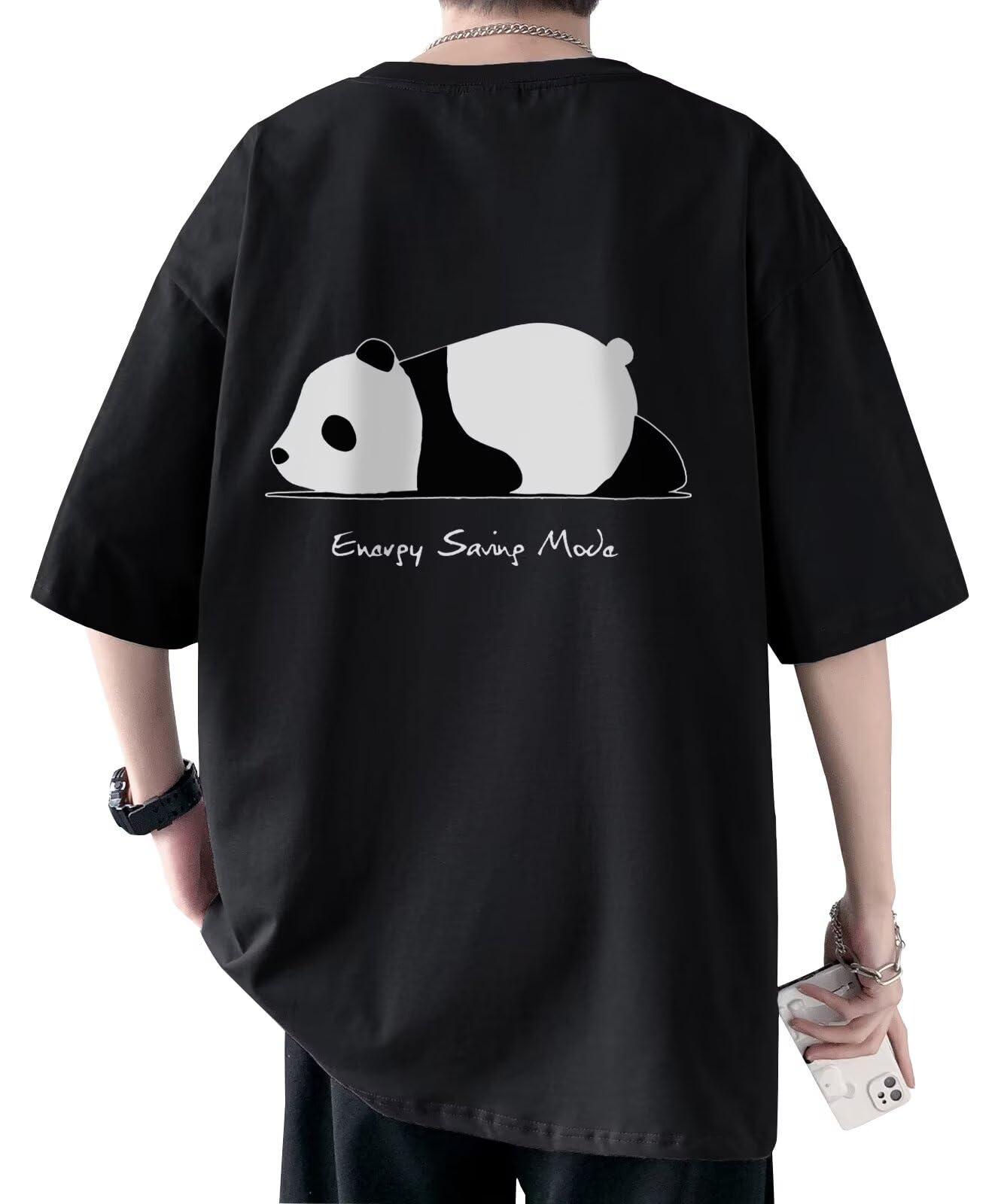 

Короткий летний экипаж Быстрый корейский Крутой к Большой панде Дроп [Bligo] Мужская футболка, Рукав, Тонкий, Прохладный, Одежда, Горловина, Повседневный, Популярный, Легкий,