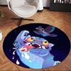 Derpy Tiger (14) Round Office Rug Decorative Floor Rug for Office Bedroom Living Room and Home Space