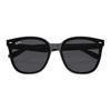 RayBan Lens Logo Plastic Square Sunglasses Unisex Couple Black