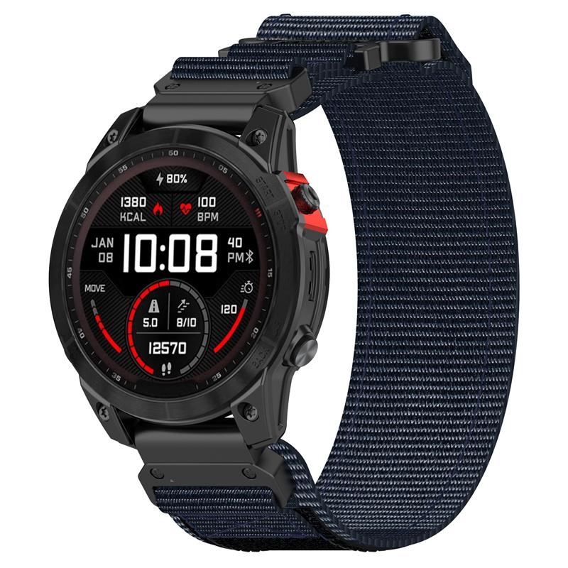Bracelet de montre intelligent QuickFit 22mm 26mm en nylon tactique pour Garmin Fenix 7X 7 7S 6X 6 Pro 6S 5 5X Plus Enduro 2