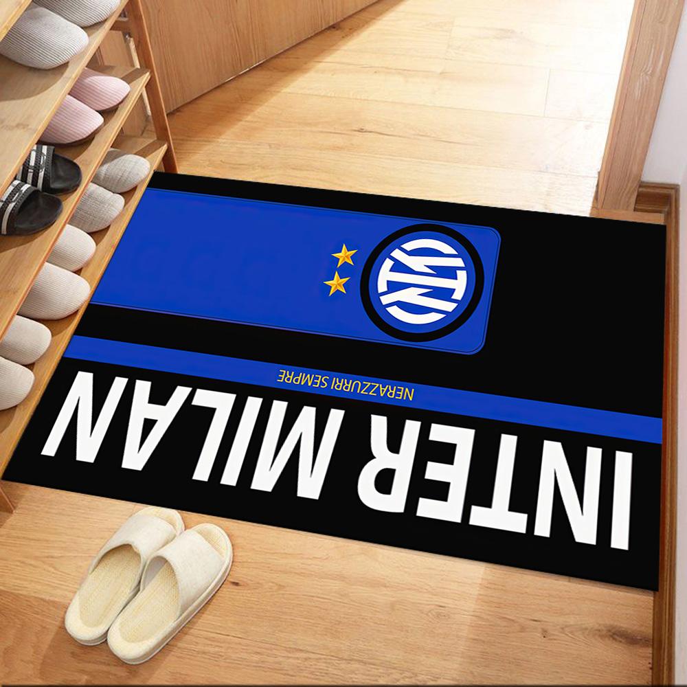 Inter Milan Area Rug Design For Kitchen Game Room Outdoor Dormitory Antislip Carpet Anime Office Decor Wedding Party Gift
