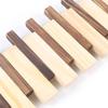 Wooden Coat Rack with Flip Hooks Wall-Mounted Clothes Hanger