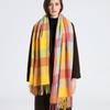 Luxury Plaid Scarf Winter Warm Cashmere Women Long Pashmina Foulard Female Scarves Lady Tassel Shawl Wraps  Design New