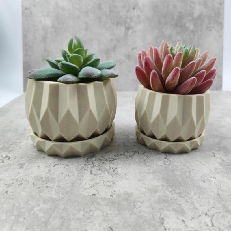 Small Flower Pot Silicone Mold Diy Succulents Concrete Flower Pot Vase Plaster Cement Clay Mold Plant Holder Mold