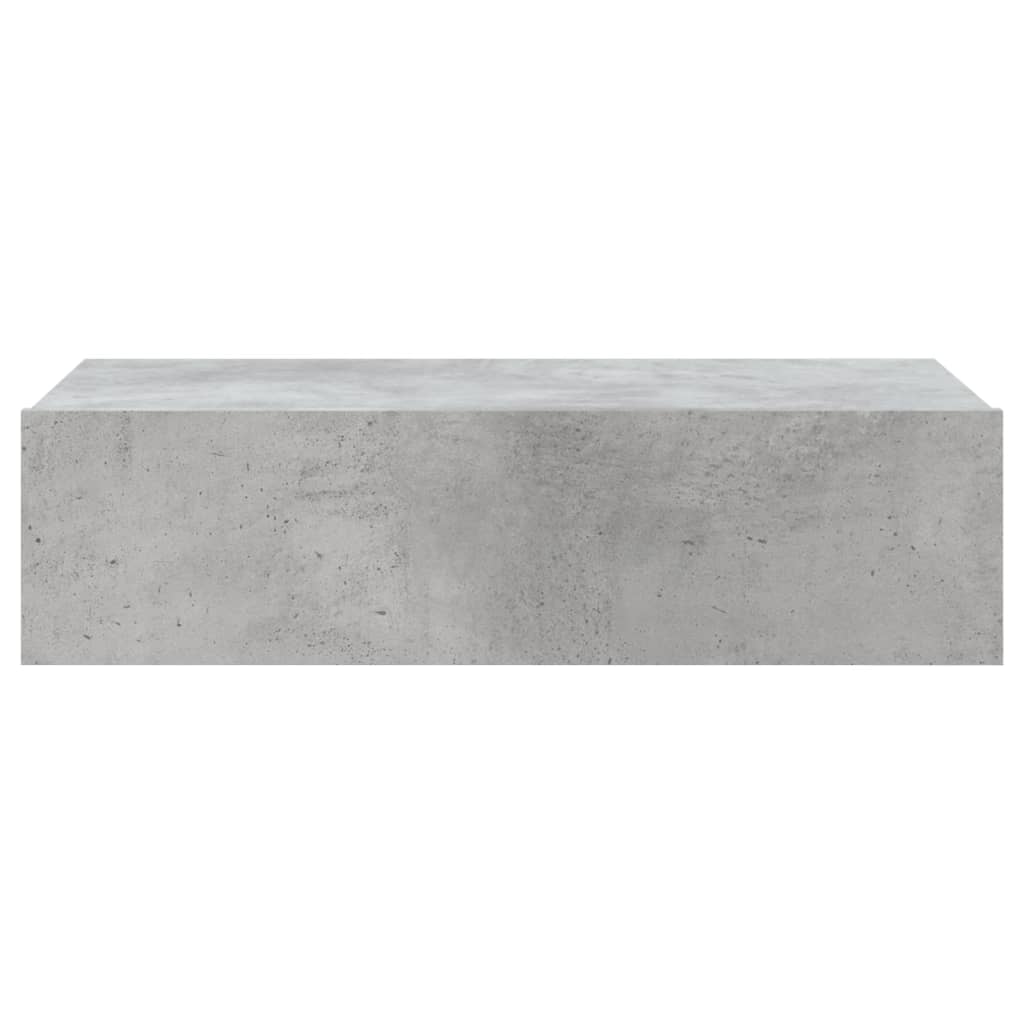 TV Cabinet with LED Lights Concrete Grey 60 x 35 x 15.5 cm
