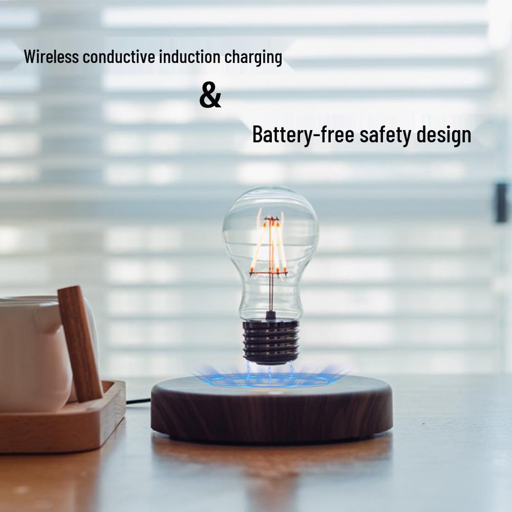 Magnetic Levitation Night Light Bulb for Bedroom Atmosphere Decor