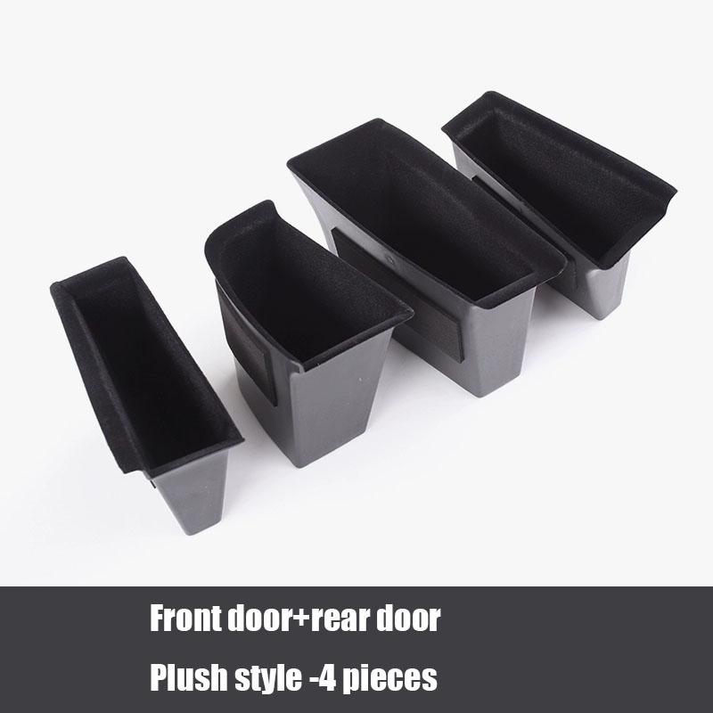 Car front and rear door storage boxes made of ABS material and plush interior products For Mazda CX-30 CX30    2024