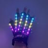 LED Wolverine Gloves & Tricolor Luminous Arc Glasses for Stage and Bar Performances