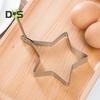 5Pcs Egg Mold Ring Easy To Clean Creative Round Heart Shapes Stainless Steel Frying Egg Mold for Home Kitchen