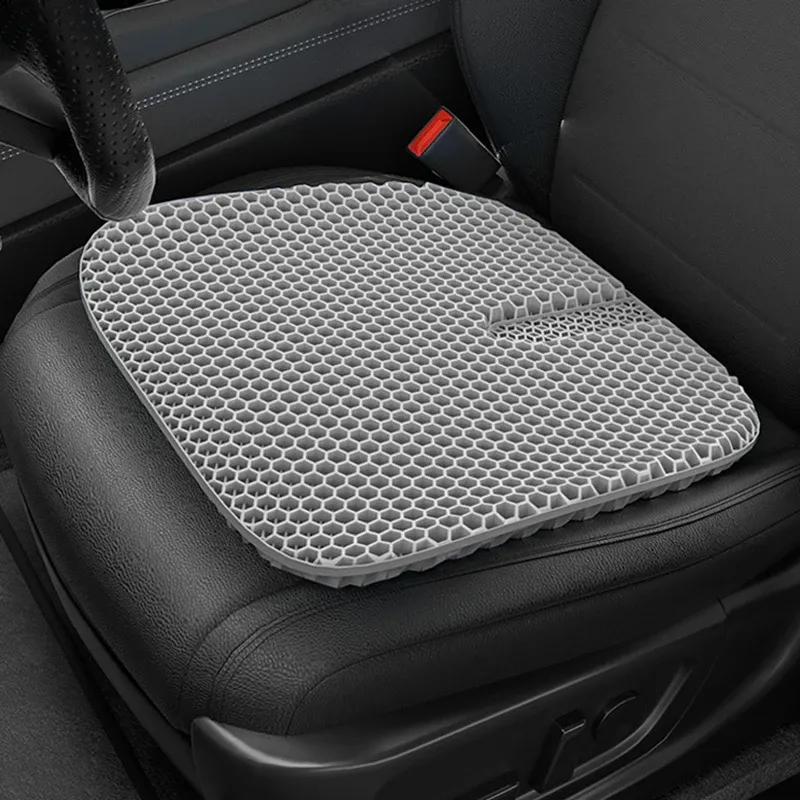 Cuscino Sedile Auto a Nido d'Ape 3D Traspirante Fresco Gel Raffreddante Universale Auto Nido d'Ape Tappetino per Glutei per Auto Casa Ufficio Cuscino Sedia