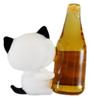 Fourcart Cute Handmade Glass Cat, Drinker's Cat CYK1539