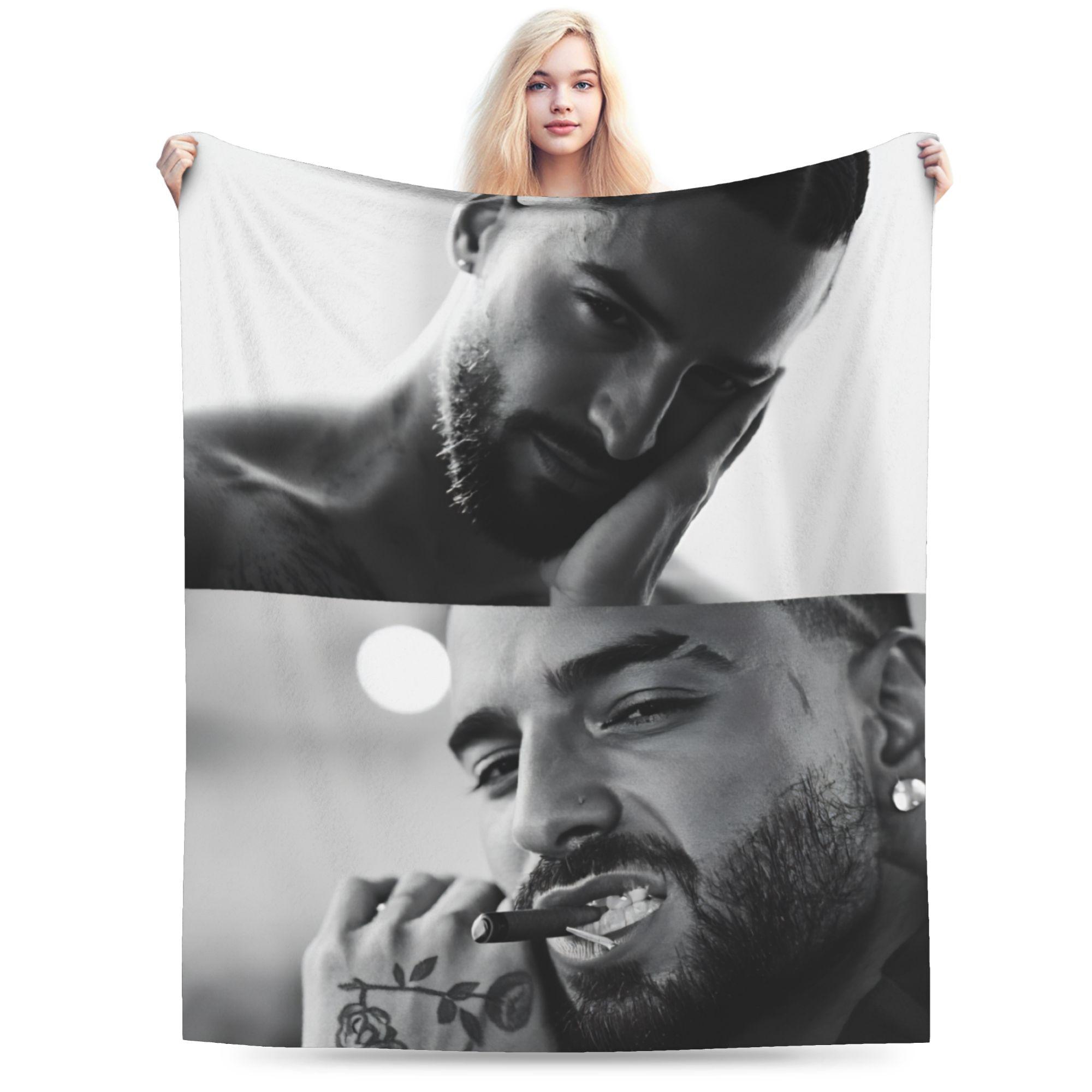 

Maluma Singer Soft Warm Blankets Students Plush Bedding Throws Graphic Bedroom Flannel Bedspread Sofa Bed Cover 75x90cm