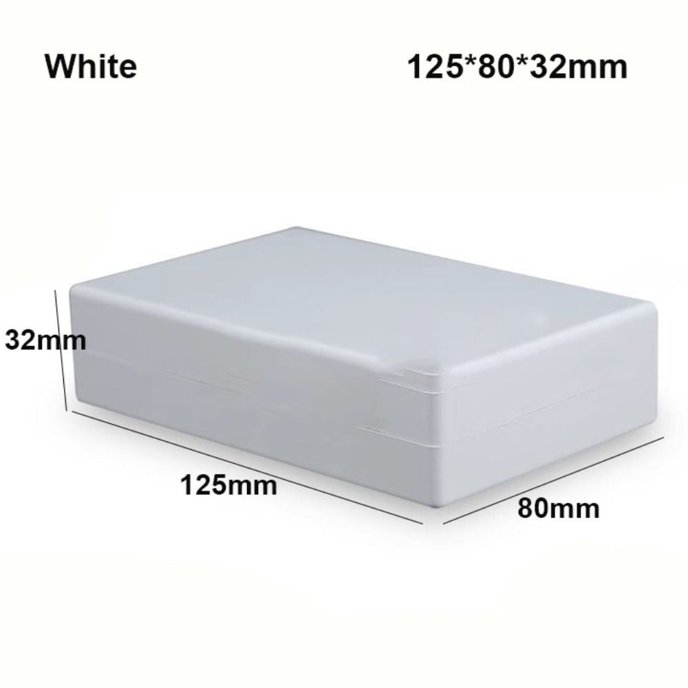 New Waterproof Project Enclosure Boxes ABS Plastic White Black Storage Case 9 Styles Housing Instrument Case Electronic Supplies