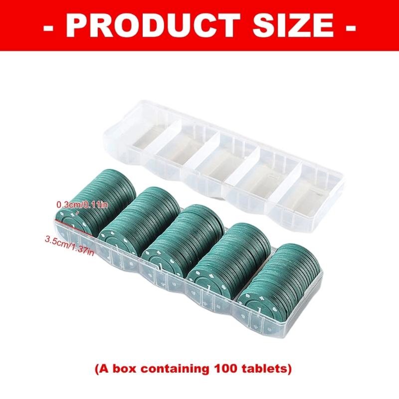 100Pcs Casinos Poker Chip Roulettes Game Bingo Chip with Box Plastic Counting Counters Poker Chip for Game Play Learning
