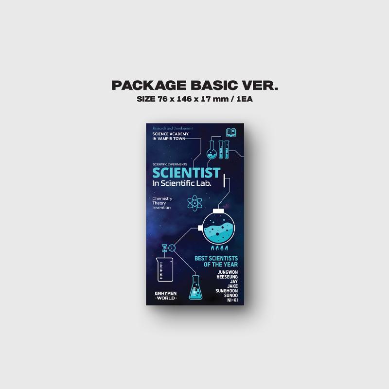 ENHYPEN COLECȚIE DE CARDURI CU CUPON WORLD (SCIENTIST BASIC Ver.)