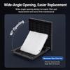 Black Vent Grille Waterproof Louver Vent Air Ventilation System Fan Grille  Electric Cabinet