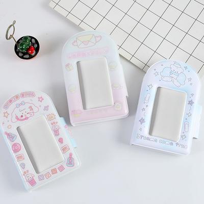 32 Slots Cartoon Photo Album Collection Book Photocard Holder Star Chasing Storage Album With Buckle Photo Card Supplies Home