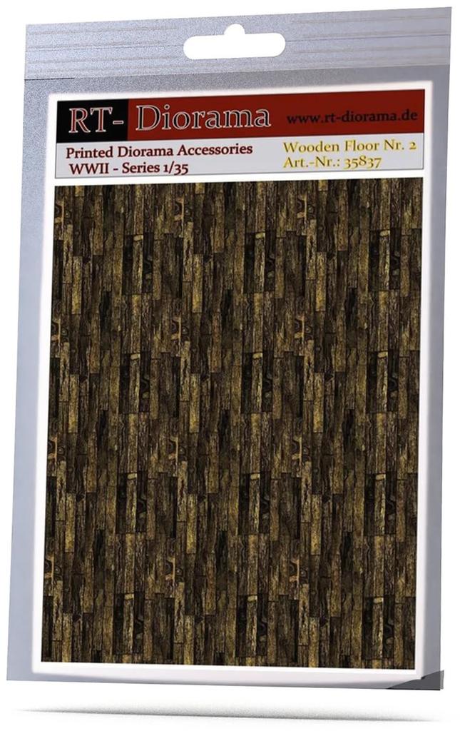 RT Diorama Print Accessory Wooden Floor 2 Miniature Accessory RTD35837 1/35 No. (Scenery)