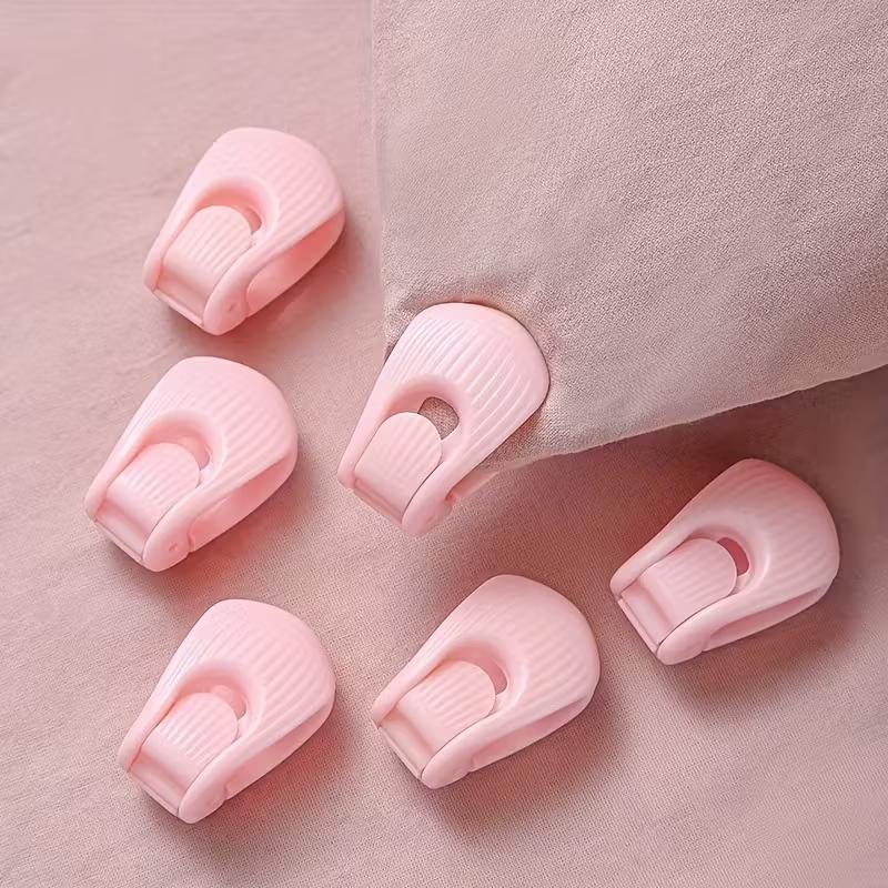 

5pcs Non-Slip Bed Sheet Clips, Adjustable Transparent Nylon, Stops Sliding/Wrinkles for Home/Hotel/Hospital Use. 5pcs