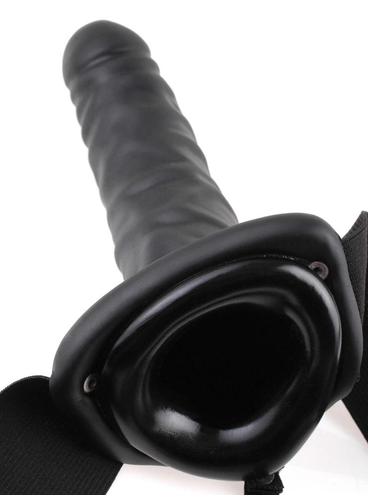 Fetish Fantasy Series - Strap-On Harness with Penis Dildo Black 20 cm