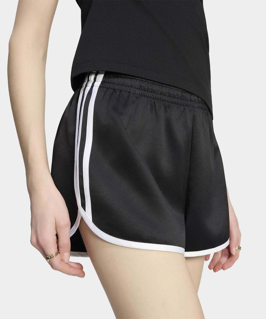 ADIDAS Satin 3S Sprinter Shorts - Black:White / Kr4226