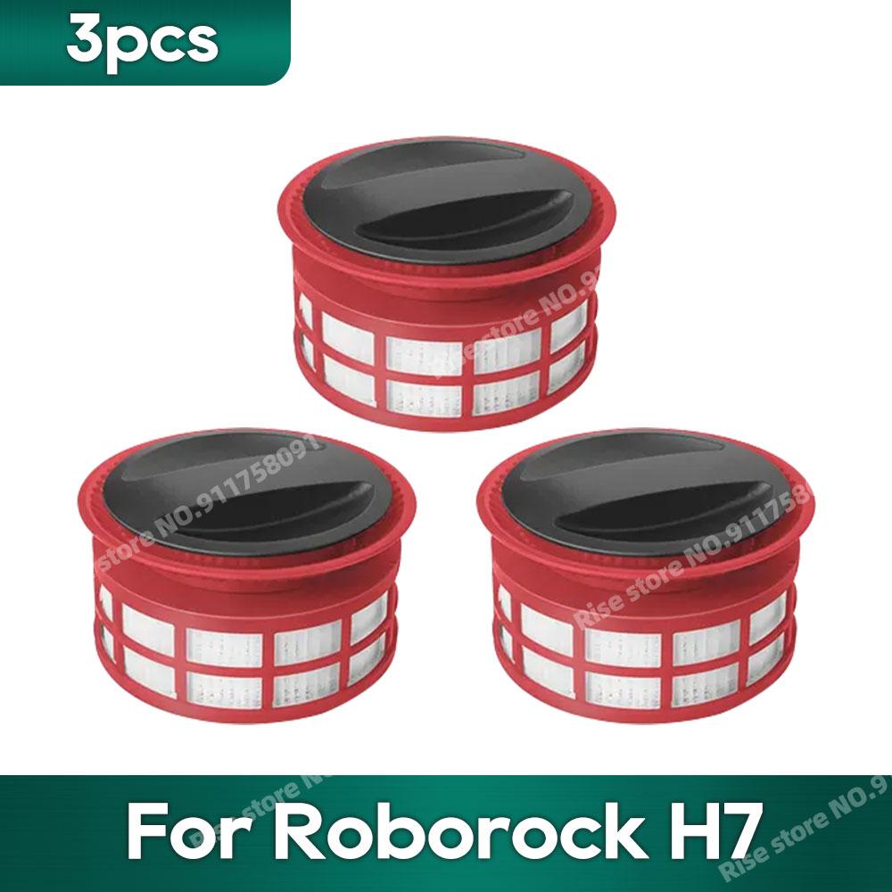 Spare Part For Xiaomi Roborock H7 Handheld Vacuum Cleaner Front Cotton Filter and Rear Hepa Filter Replenished Accessory