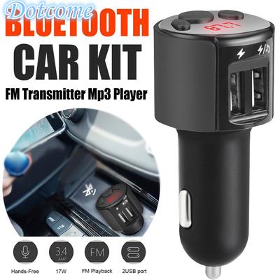 Bluetooth Car FM Transmitter Hands free MP3 Player Radio Adapter Kit USB Charger