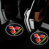 For Mitsubishi Outlander 3 Lancer ASX L200 RALLIART Pajero Car Door Welcome Light LED Projector Lamp Courtesy Lights Accessories