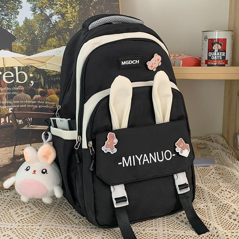 Schultasche Kinder Grundschüler Mädchen Hasenohren Rucksack Mittelschüler Oberstufenschüler Studenten Rucksack