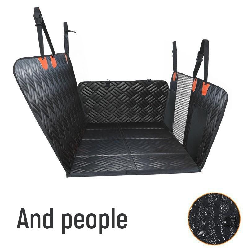Waterproof Pet Car Seat Mat for Cats & Dogs - Rear Seat Cushion for Medium & Large Pets