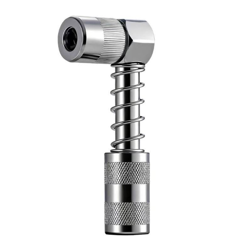 Angled Grease Fitting Grease Coupler Adapter Tool Leakage Prevention Works With Standard Manual Grease Guns