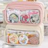 Large Capacity Detachable Pencil Case Storage Bag Stationery  Storage Bag Ita Bag Pouch  Lady