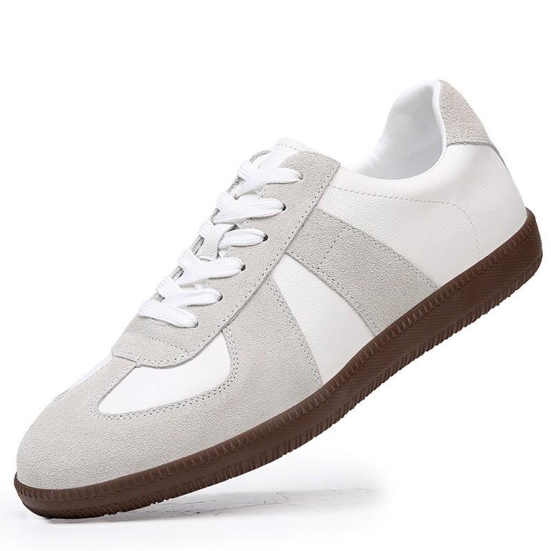 

Forrest Gump shoes new comfortable soft-soled casual single shoes men s lace-up low-top Oxford soles Dexun shoes 44 белый