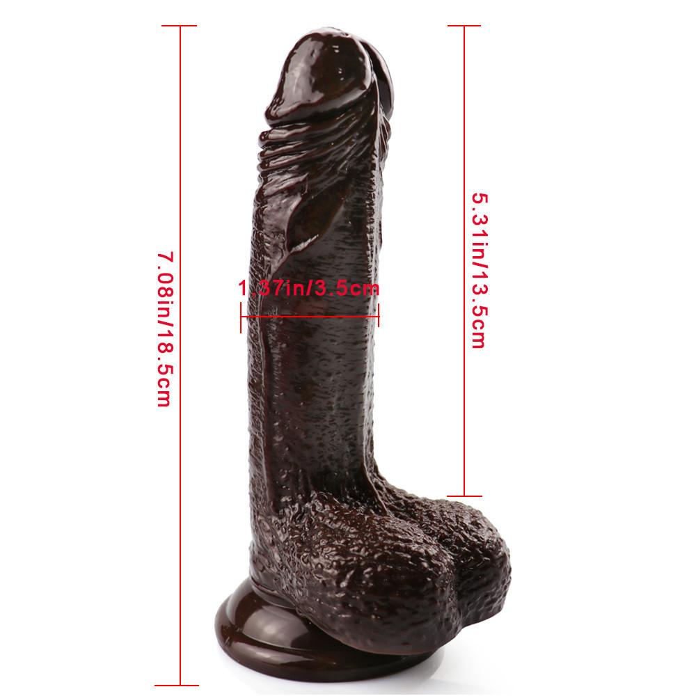 MoDi Senzație de piele Dildo realist material moale Penis mare uriaș cu ventuză Jucării sexuale pentru femeie Strapon Masturbare feminină