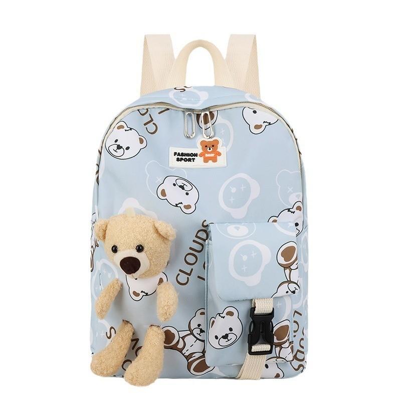 Adorable Cartoon Toddler Backpack For Boys And Girls Cute Printed Bear Design