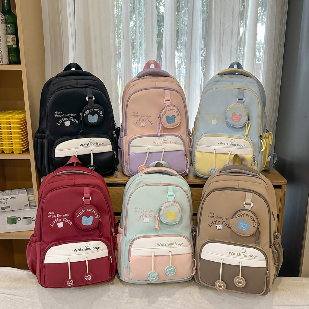 Schoolbag Mori High-value Backpack Large Capacity Cute Girl College Style Schoolbag Junior High School College Student Backpack