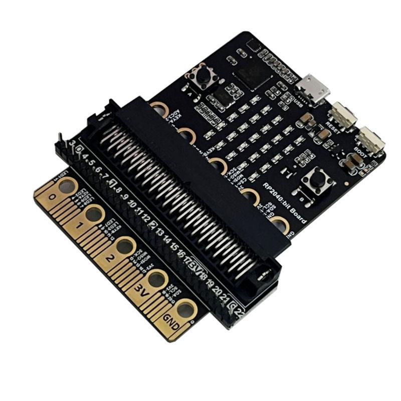 For RPi RP2040 Bit Development Board RP2040 Processor Micro:Bit Expansion Board Low Power for Programming Accessory