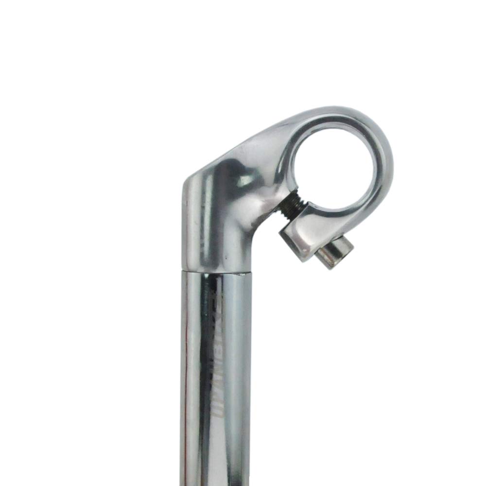 UPANBIKE Bike Aluminum Gooseneck Stem Stem, 22.2mm/25.4mm, Alloy, Shape, 40mm/80mm (40mm220mm30°, Silver)