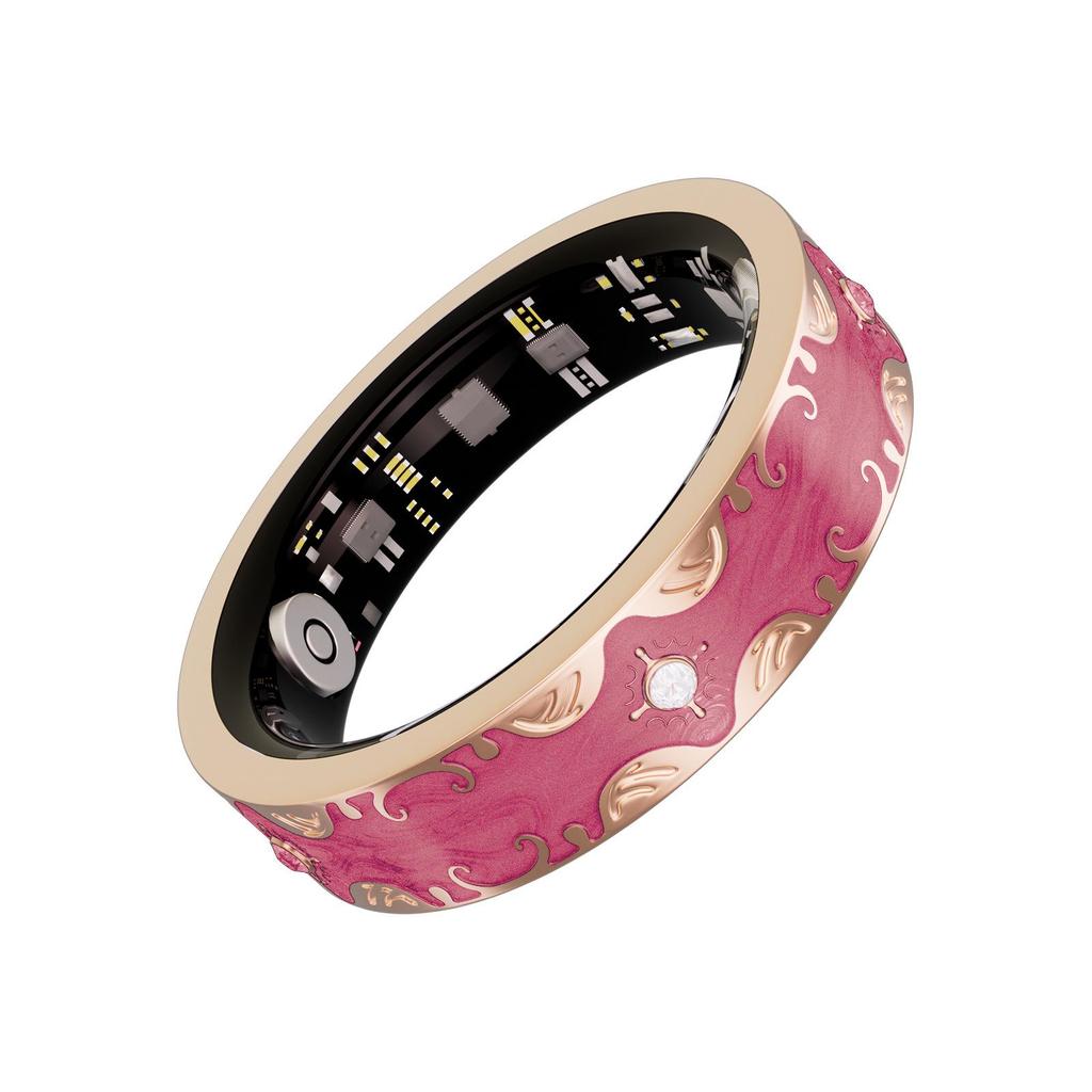 Wasserdichter Bluetooth Smart Ring: Herzfrequenz, Blutsauerstoff, Schlafüberwachung, Emaille-Farbe, Sport-Schrittzähler, Partner-Stil