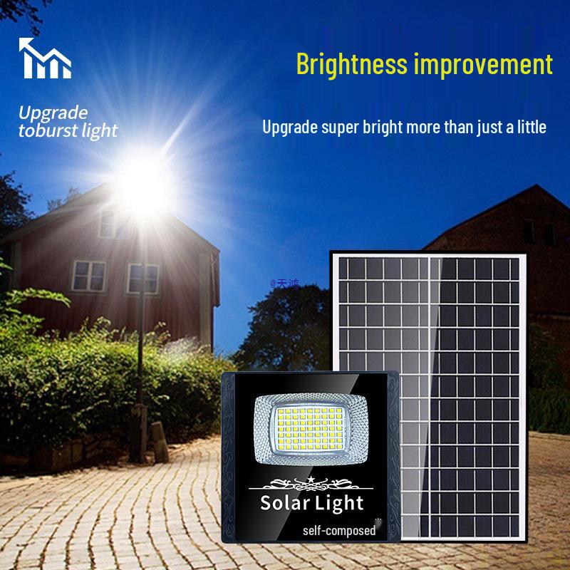 Super Bright Solar Outdoor Floodlights - Rain & Lightning Resistant.