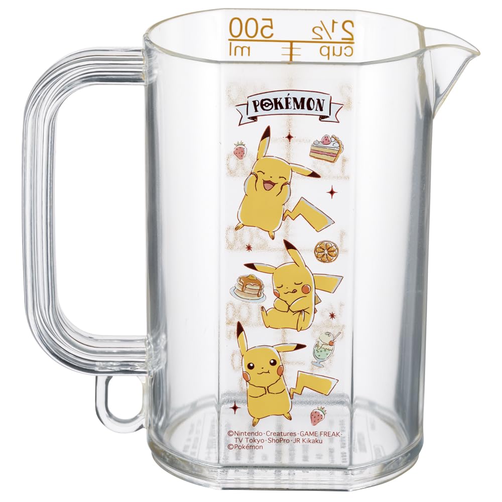 Skater Measuring Cup 500ml Pokemon Cafe MMC1-A