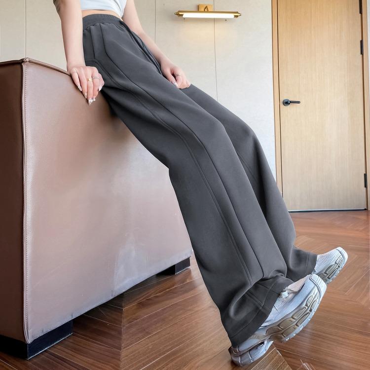 

Весенние штаны для йоги, женские расклешенные брюки, спортивные брюки с высокой талией XXL темно серый