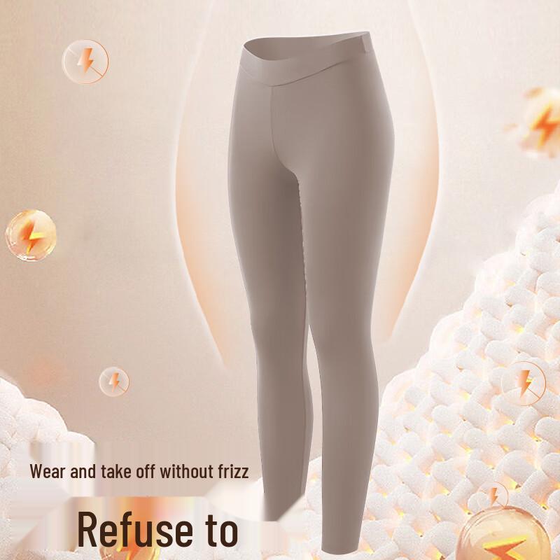 Langsha Women's Ultra-Thin Seamless Moisturizing Thermal Leggings