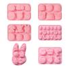 DIY Eiform Oster-Eierform Hase Backwerkzeug Silikon-Kuchenform Handgemachte Süßigkeitenform Ostern