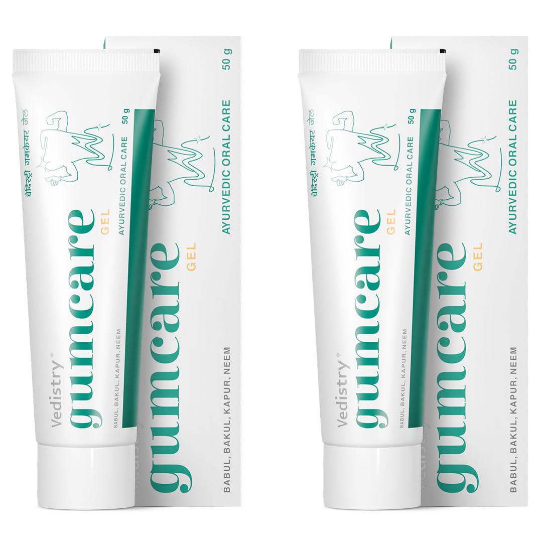 

Зубная паста Vedistry Gumcare Gel, упаковка 2 шт. по 50 г, для естественной крепости десен, здоровья полости рта и защиты от чувствительности