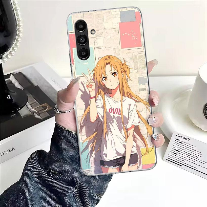 Sword Art Online Yuuki Asuna Phone Case For Samsung Galaxy A13 A14 A15 A16 A17 A53 A54 A55 A56 A57 A33 A34 A35 A36 A37 A23 A24 A