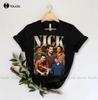 T-shirt Nick Miller T-shirt Vintage Nick Miller T-shirts Fan Rétro Nick Miller Broche Homme