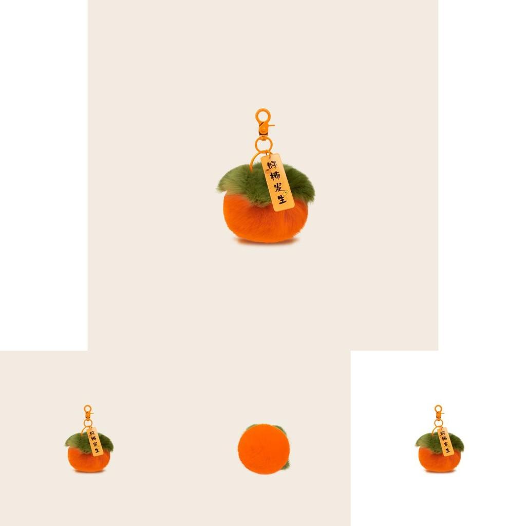 Plush Rabbit Fur Keychain Adorable Soft Keyring Accessory For Women Gift Idea