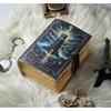Journal  Gothic Grimoire Notebook  Handmade Occult Diary  Witchy Tarot Card Sketchbook  Dark Fantasy Spell book Gift.